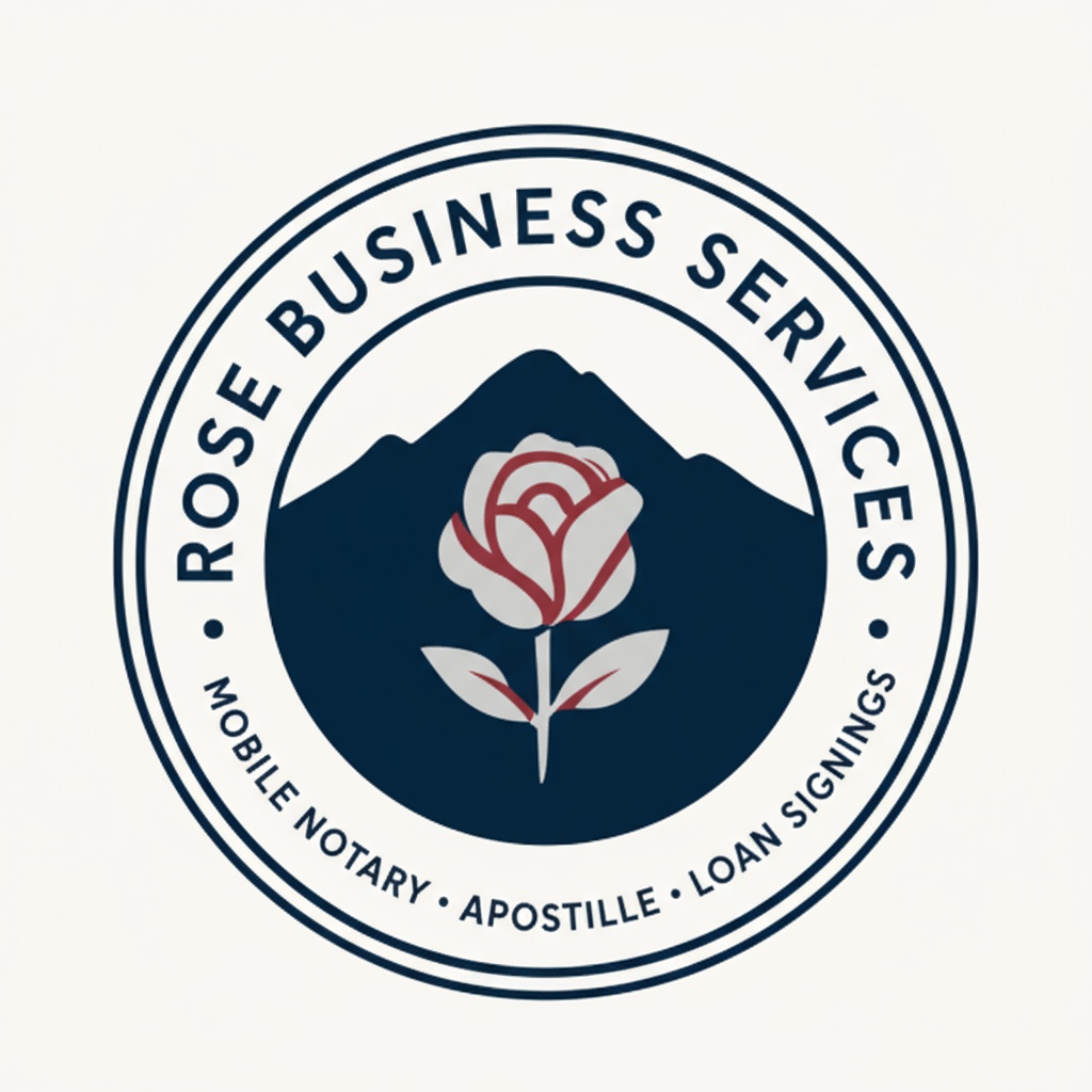 Rose Business Services logo – Mobile Notary, Apostille, and Loan Signing Agent in Tacoma, Washington